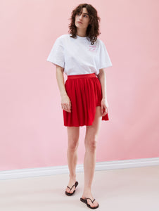 Swirl Skirt Red