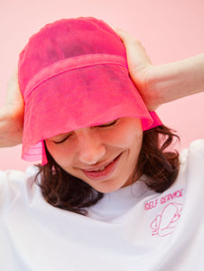 BUCKET HAT NEON PINK